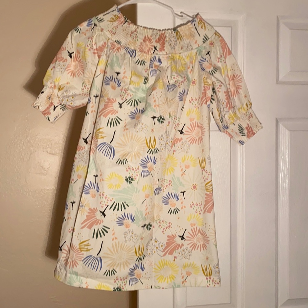 Off shoulder lace-up back cotton Zara dress NWOT